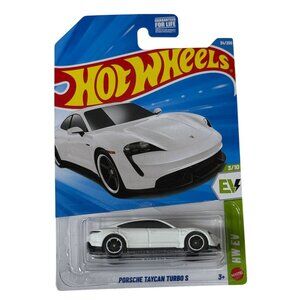 Hot Wheels Porsche Taycan Turbo S HW EV 2026 White New